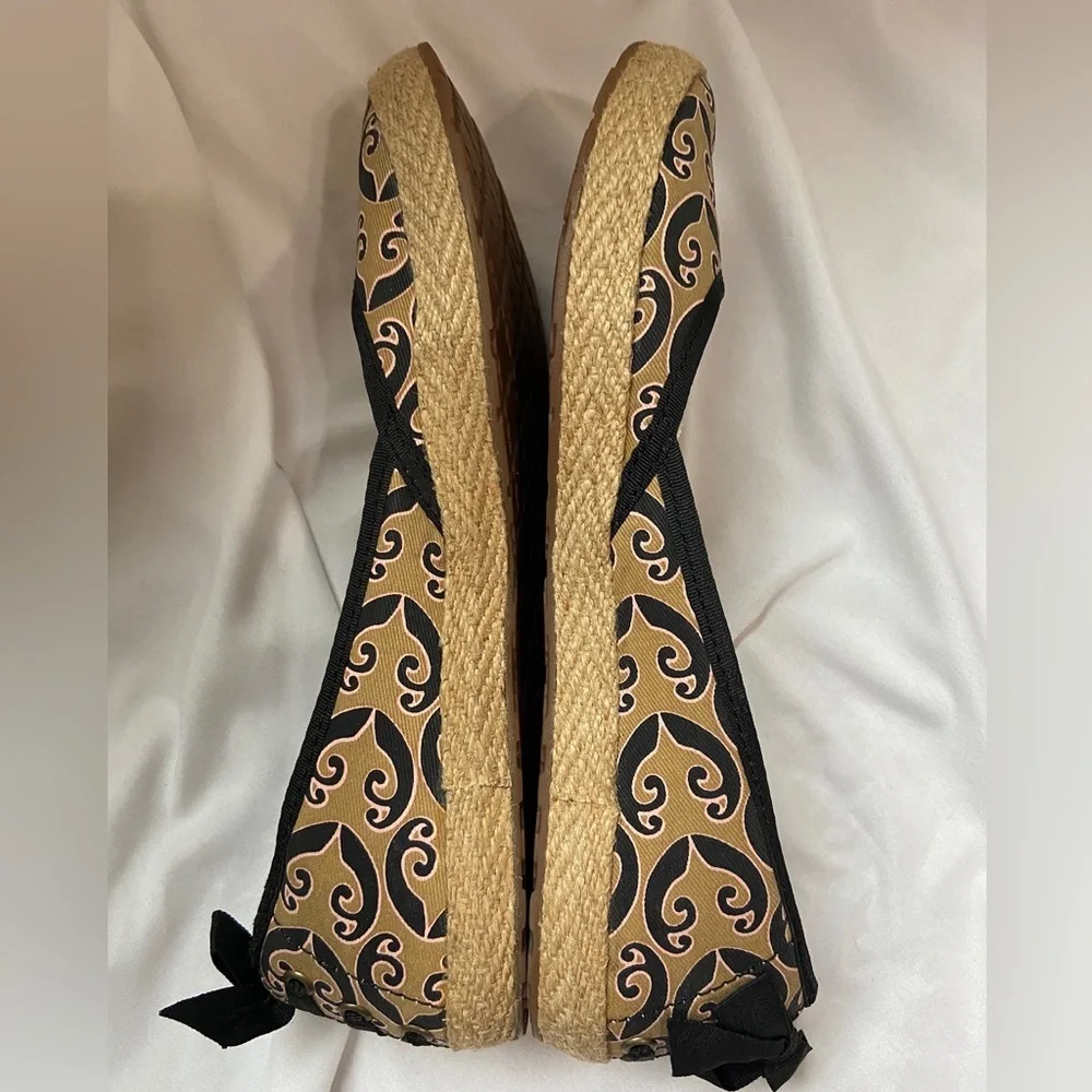UGG Women’s Marrakech Indah Espadrille Ballet Flat Black/Tan Sz 6 EUC, Spring - Picture 8 of 13